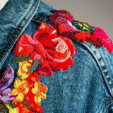 Chaqueta Colibrí / Jardín Rosas