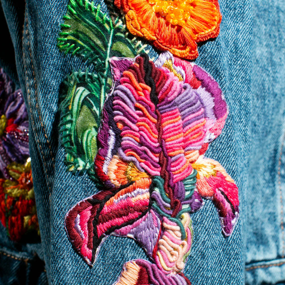 Hummingbird Jacket / Garden Roses