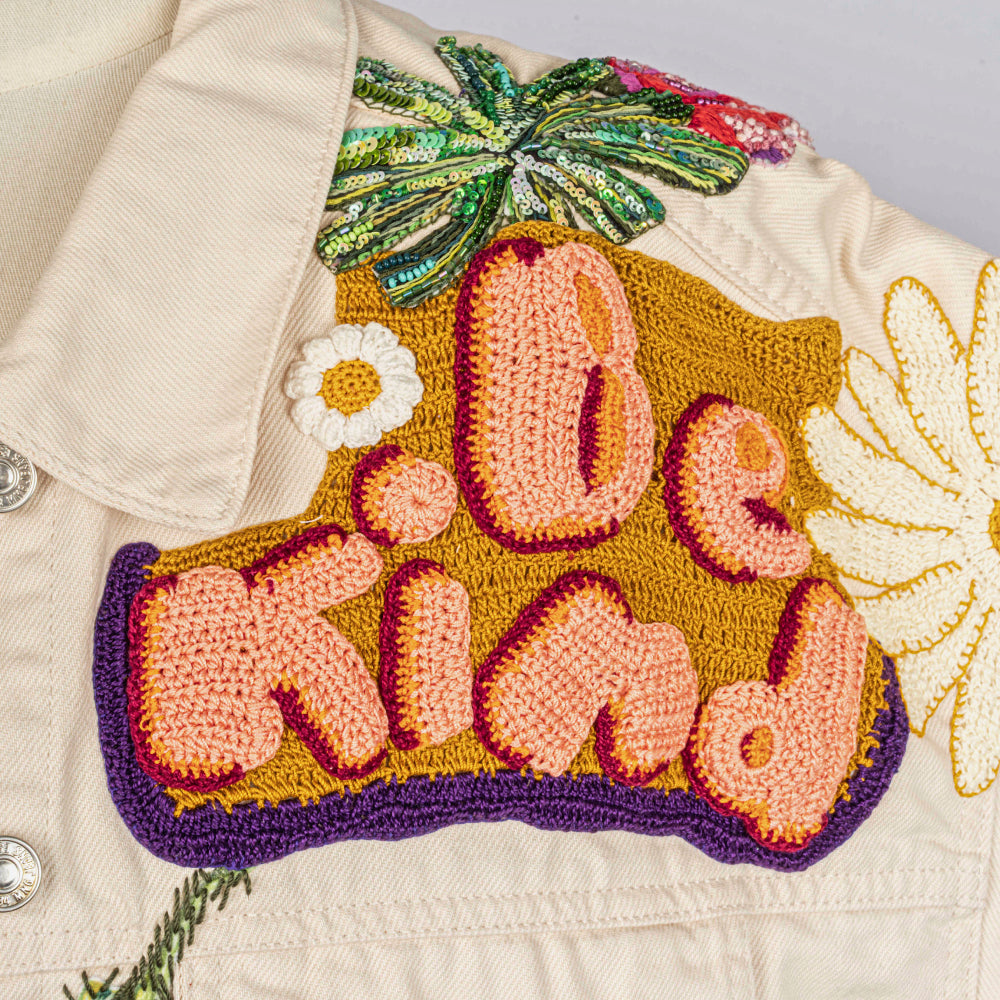 Be Kind White Jacket