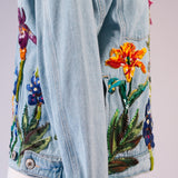 Chaqueta Denim, Blue Bonnets y Jardín