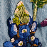 Denim Jacket, Blue Bonnets and Garden