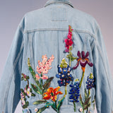 Chaqueta Denim, Blue Bonnets y Jardín