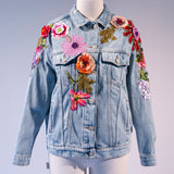 Garden Iris and Crochet Jacket