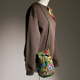 Green Birds Mochila Bag 